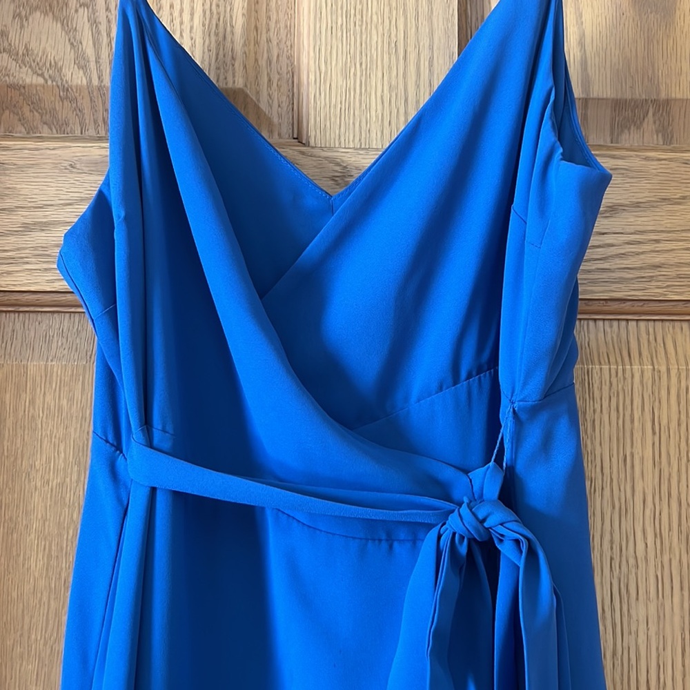 Lulu's Blue Midi Dress - Picture 3 of 10